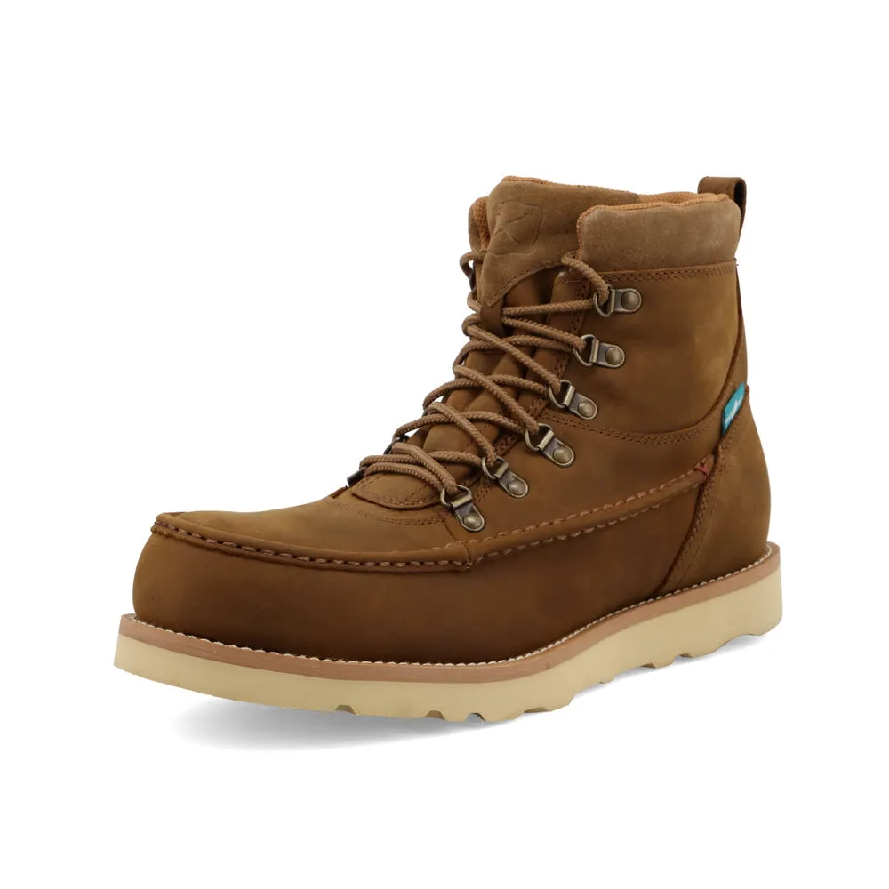 Twisted X 6″ Work Wedge Sole Boot Distressed Saddle